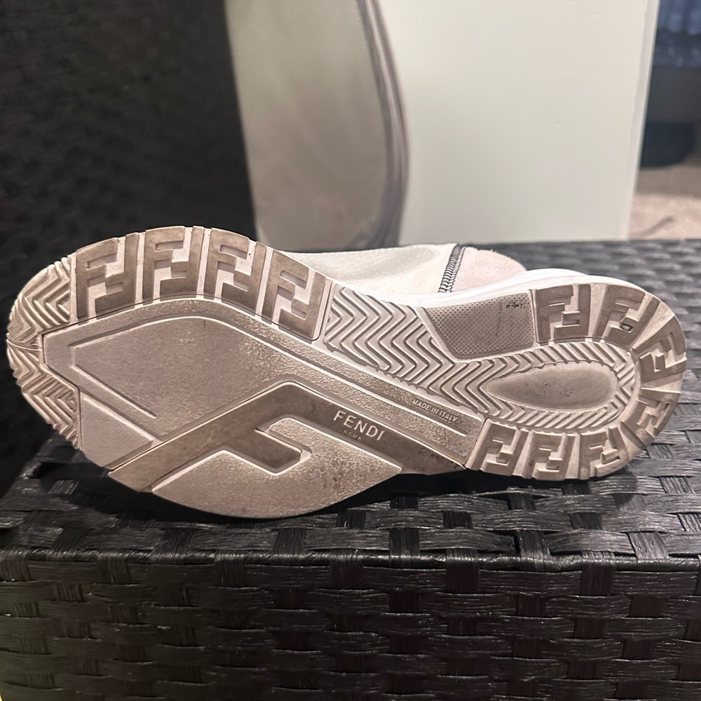 Fendi Flow White and Black Athletic Shoes - Picture 10 of 13
